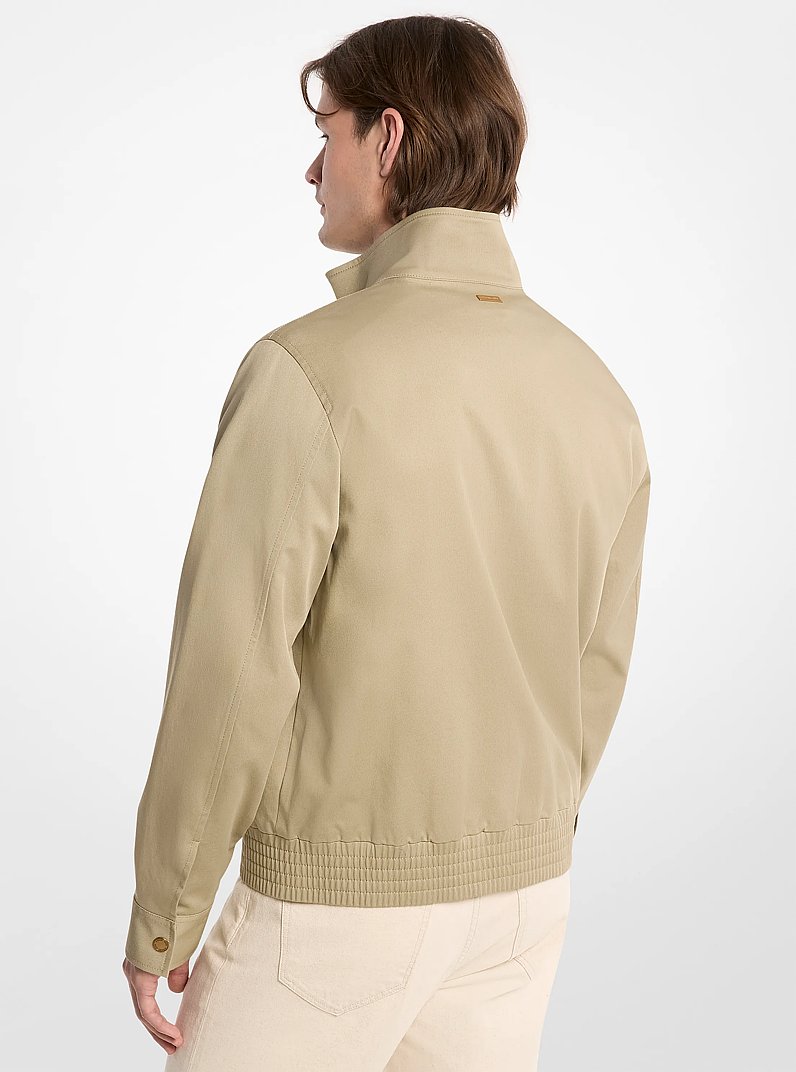 Harrington Stretch Cotton Bomber Jacket
