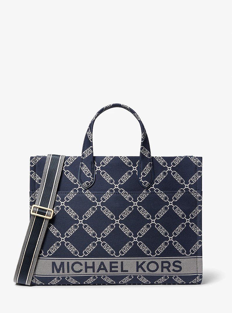 Grand cabas Gigi en jacquard avec logo Empire