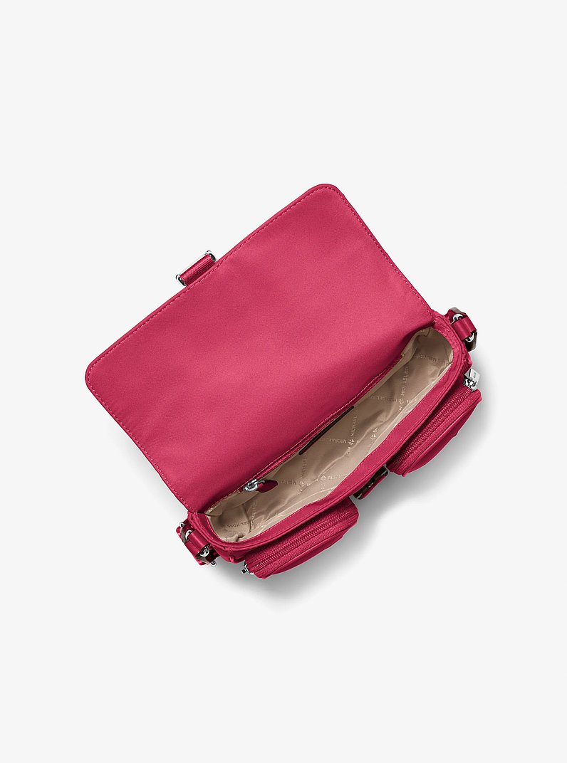 Khai Medium Nylon Messenger Bag in DK RASPBERRY - Sale | Michael