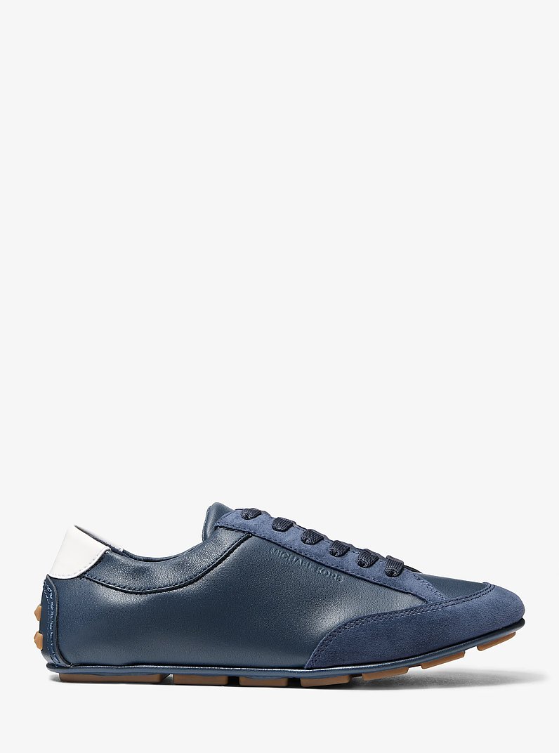 Susie Leather Trainer in NAVY | Michael Kors
