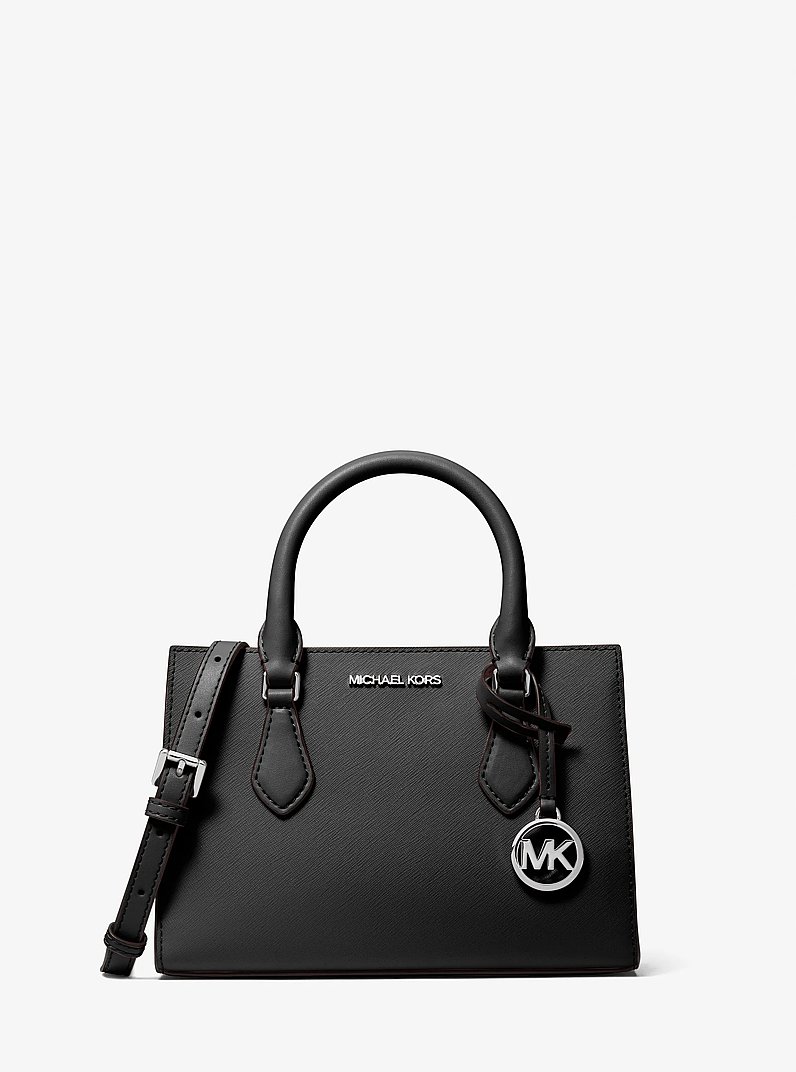 Sheila Small Satchel in BLACK | Michael Kors