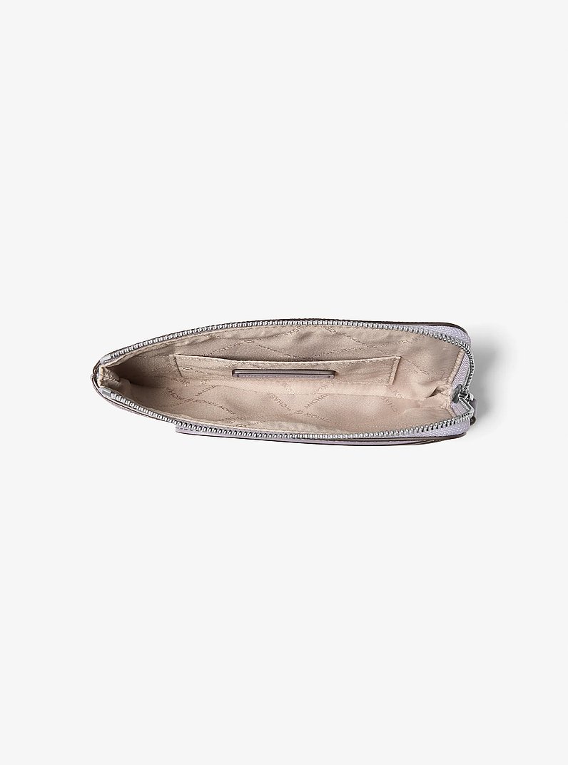 Jet Set Travel Small Signature Logo Wristlet in LILAC | Michael Kors