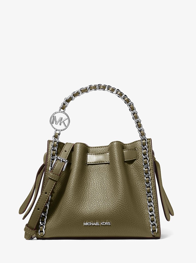 Mina Small Chain Convertible Crossbody Bag in OLIVE | Michael Kors