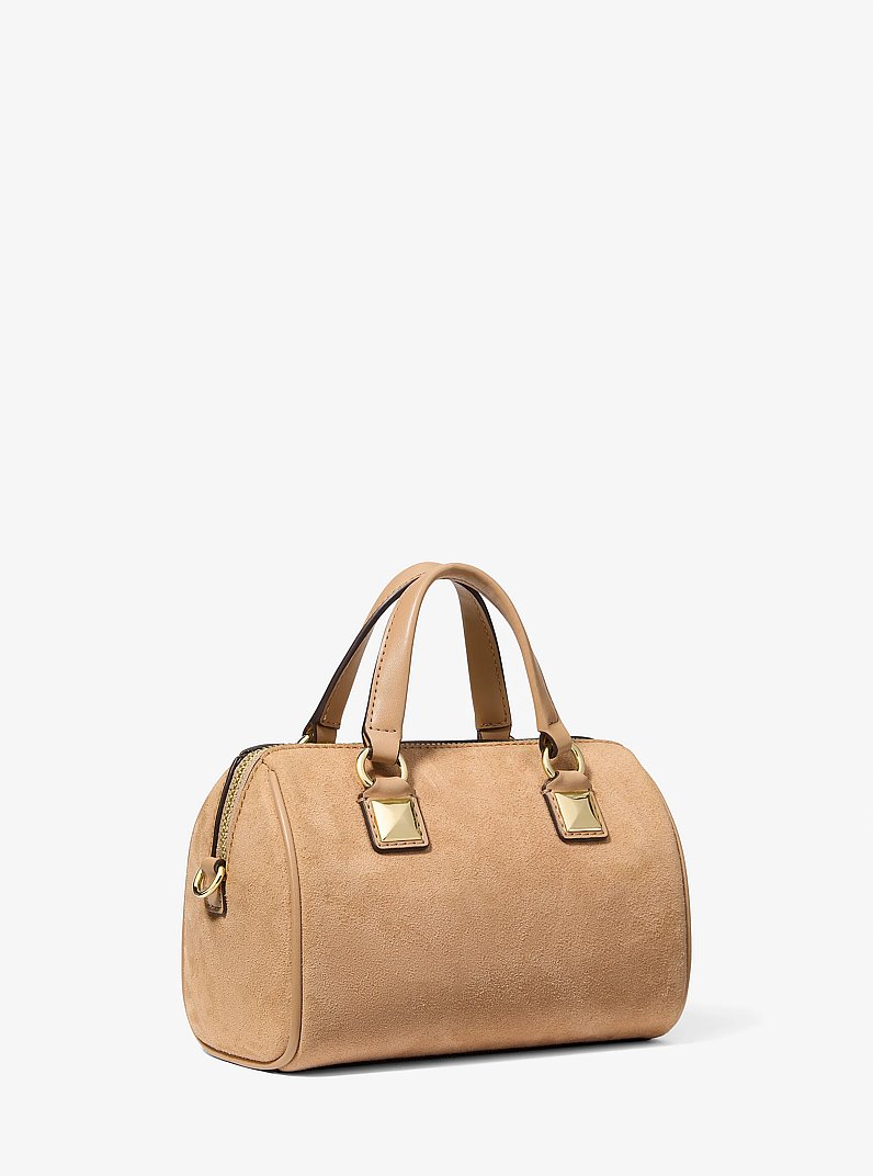 Grayson Small Duffel Crossbody Bag in CAMEL | Michael Kors