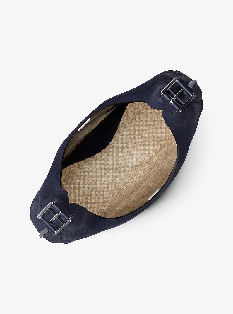 Bolso hobo de hombro Nolita grande de nobuck in VESTIDO AZUL | Michael Kors