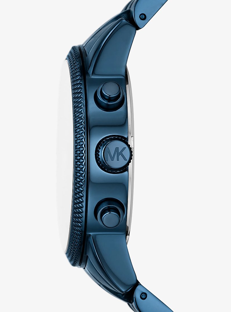 Reloj Hutton oversize en tono azul in AZUL MARINO | Michael Kors