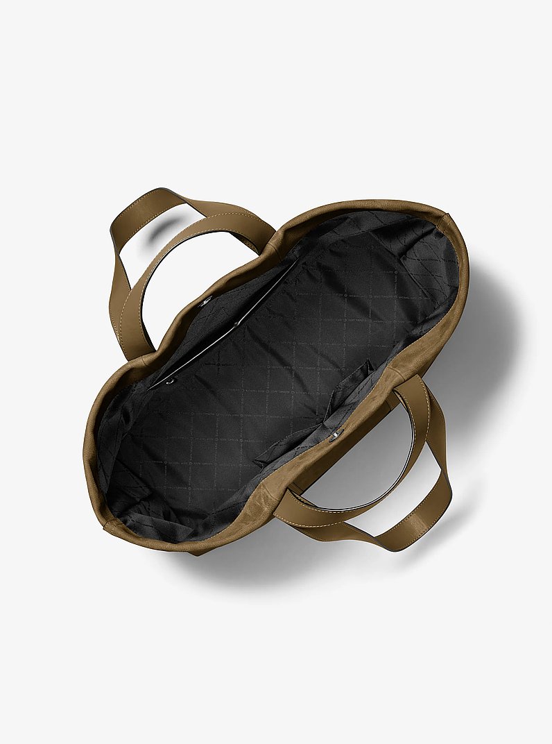 Whitley Medium Nubuck Tote Bag in LODEN | Michael Kors