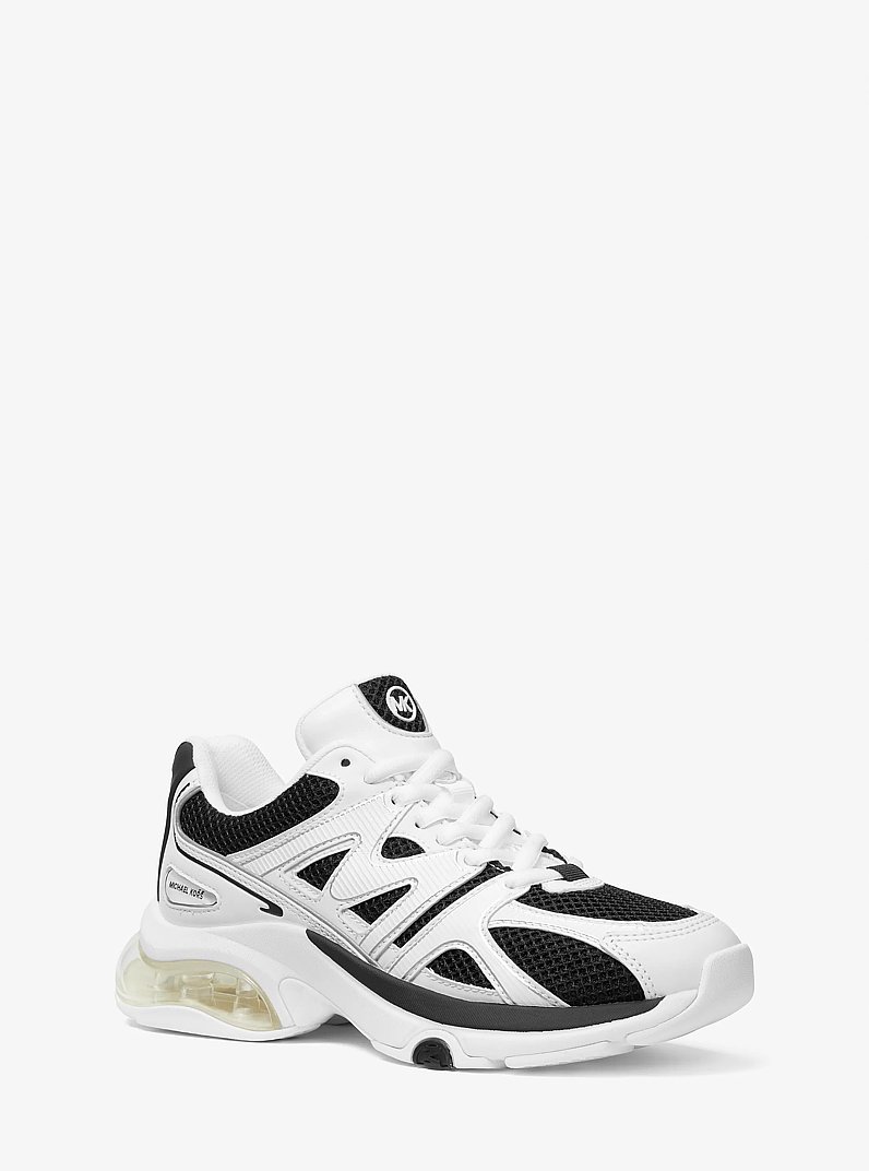 Kit Extreme Mesh and Leather Trainer in BLACK COMBO - Sale