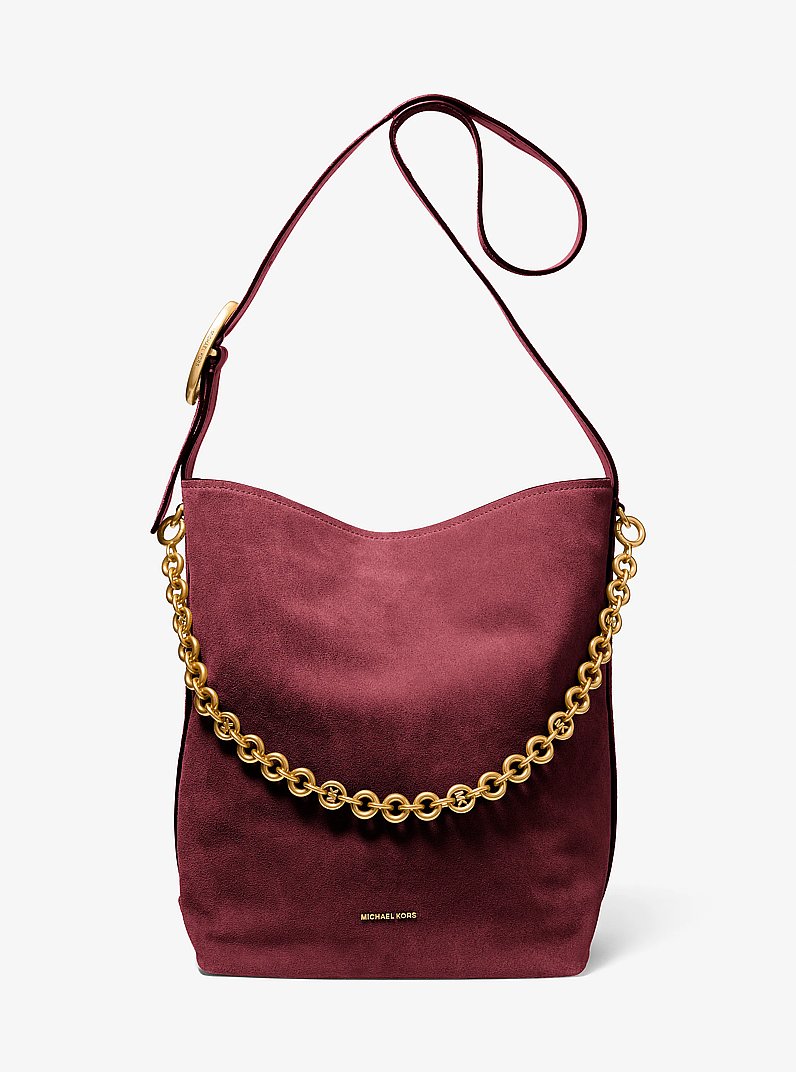 Nolita Large Suede Bucket Tote Bag