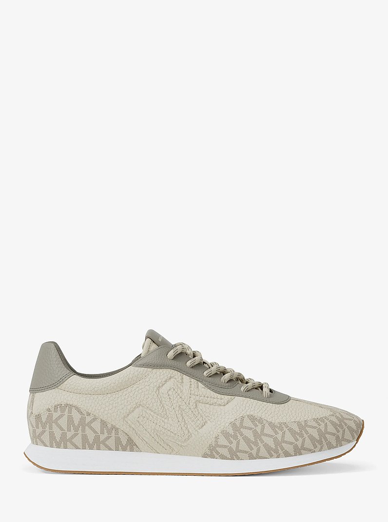 Essex Mixed-Media Trainer in VANILLA COMBO | Michael Kors