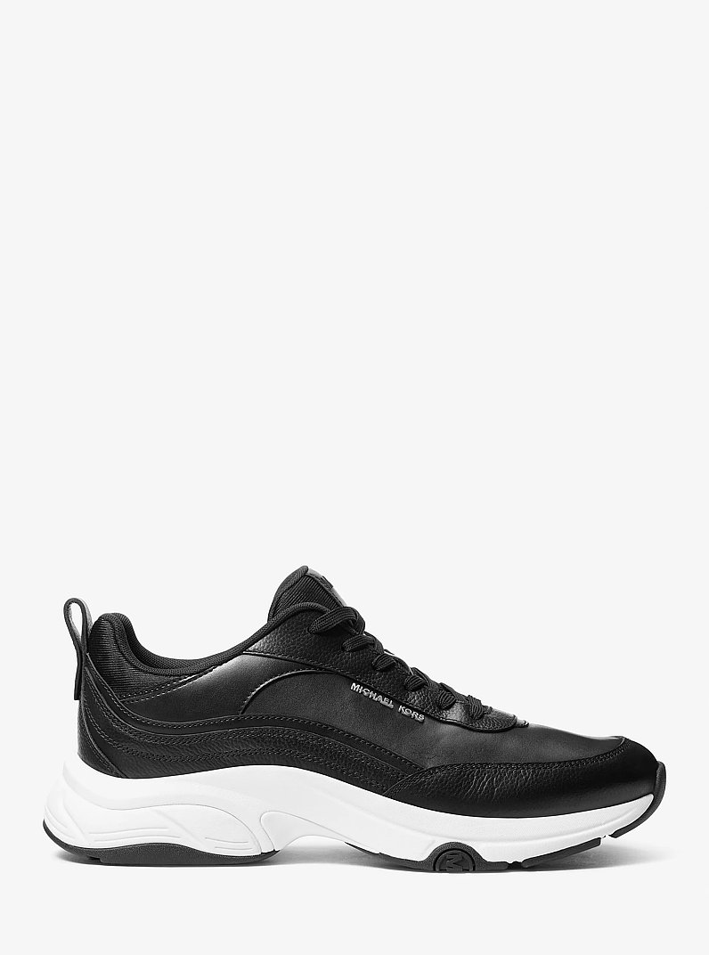 Espadrille Hartley en cuir in NOIR | Michael Kors