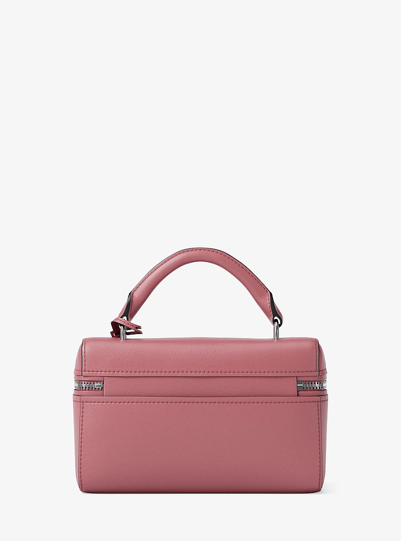 Tr&egrave;s petit sac &agrave; bandouli&egrave;re Jana en cuir in BOIS DE ROSE | Michael Kors