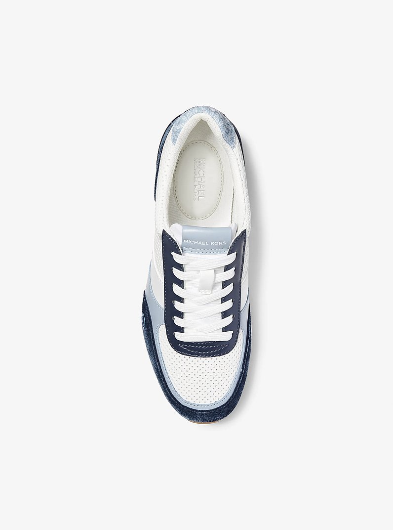 Andi Color-Block Trainer in NAVY MULTI | Michael Kors