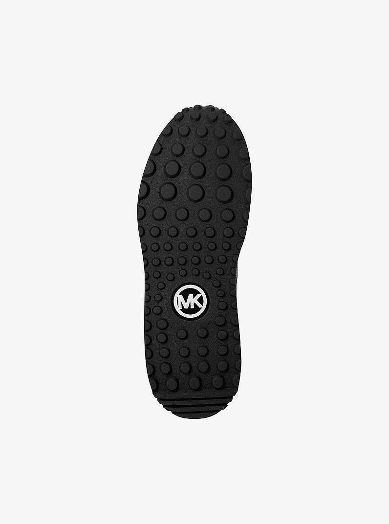 Dax Signature Logo and Mesh Trainer in BLACK | Michael Kors