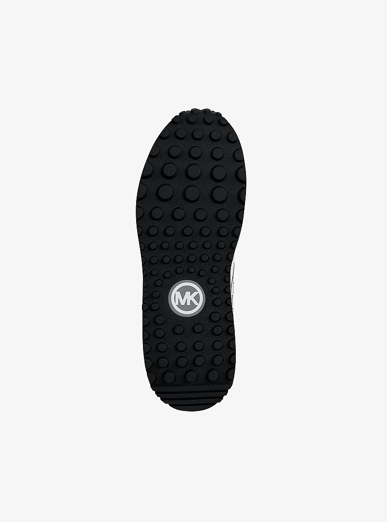 Zapatilla deportiva Dax de charol y malla in BLANCO INTENSO | Michael Kors