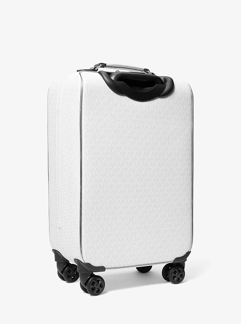 Petite valise &agrave; ornements et &agrave; logo Signature in BLANC OPTIQUE | Michael Kors