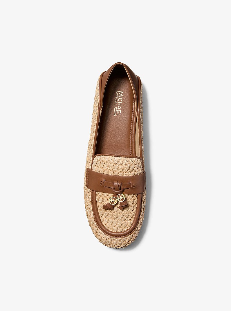 Mocassin Zoe crochet&eacute; in LUGGAGE | Michael Kors