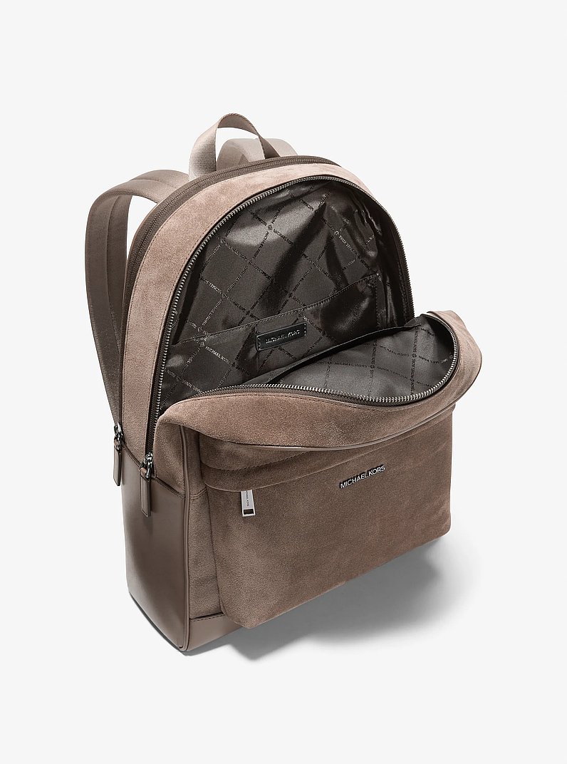 Pacey Suede Backpack in MUSHROOM | Michael Kors