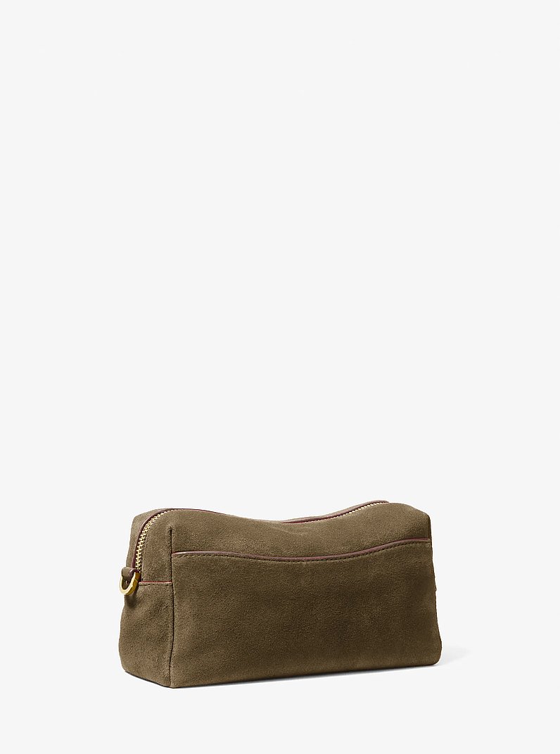 Bryant Small Suede Convertible Crossbody Bag in LODEN | Michael Kors