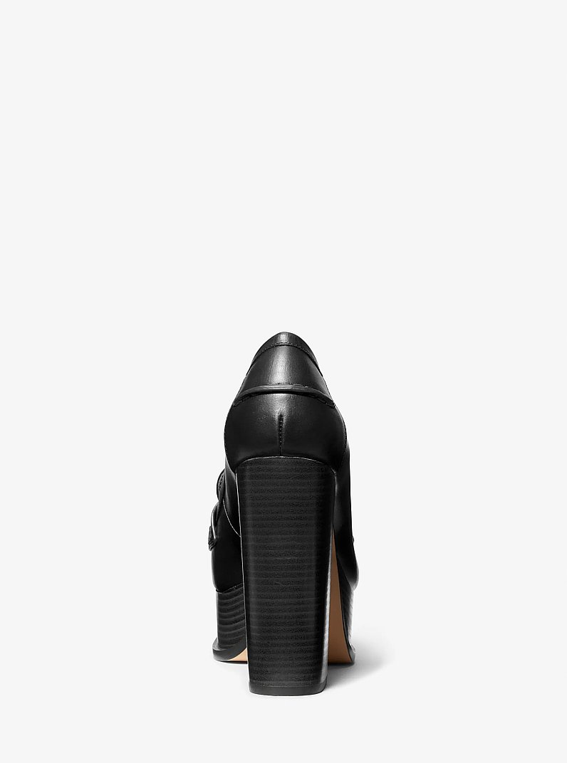Loafer Eden in pelle con plateau