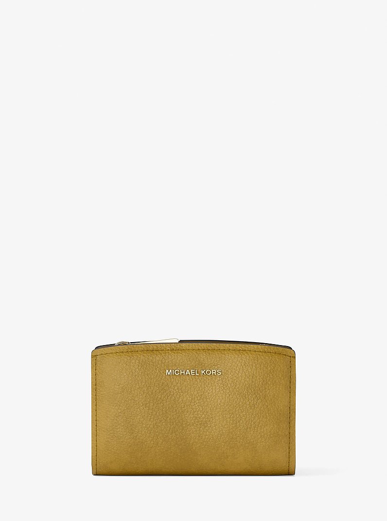 Portafoglio Bryant medio in nabuk in CHARTREUSE | Michael Kors