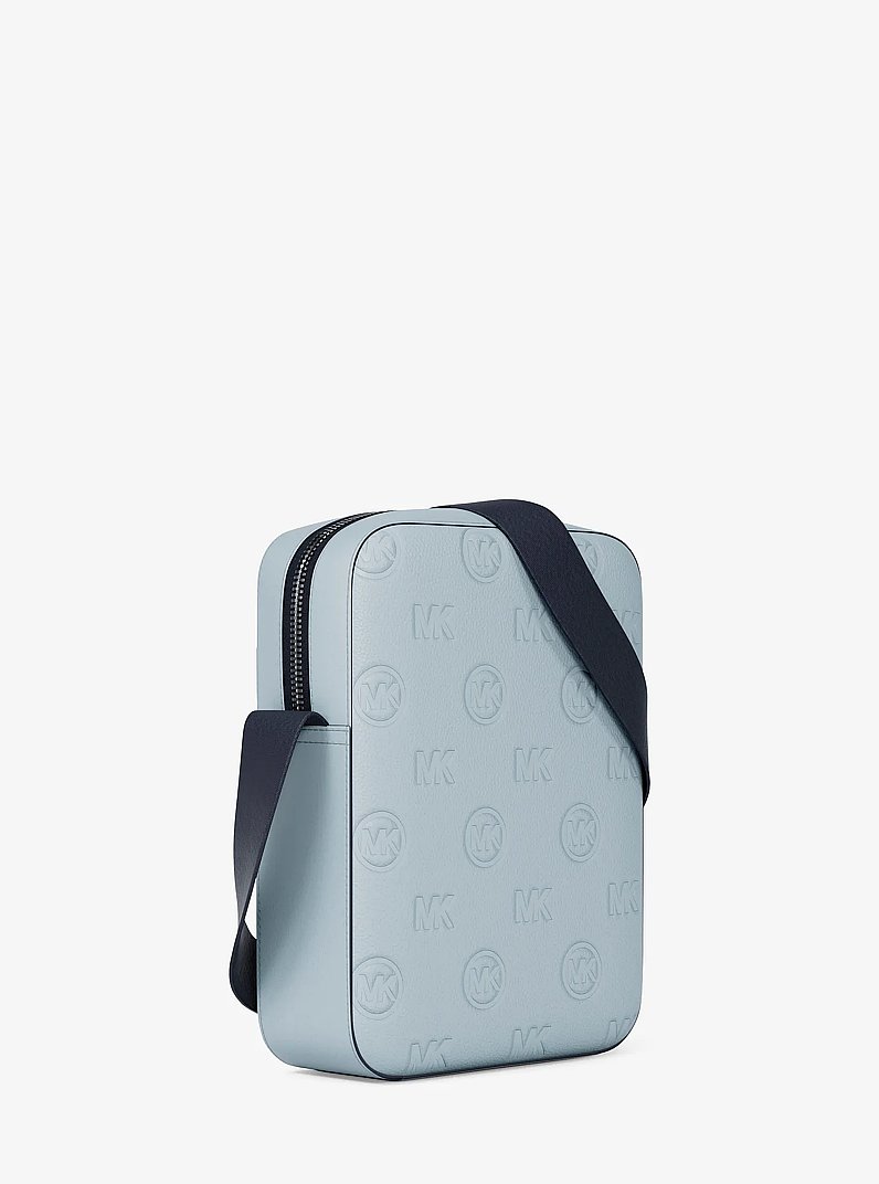 Cooper Logo Debossed Flight Bag in PALE OCEAN | Michael Kors