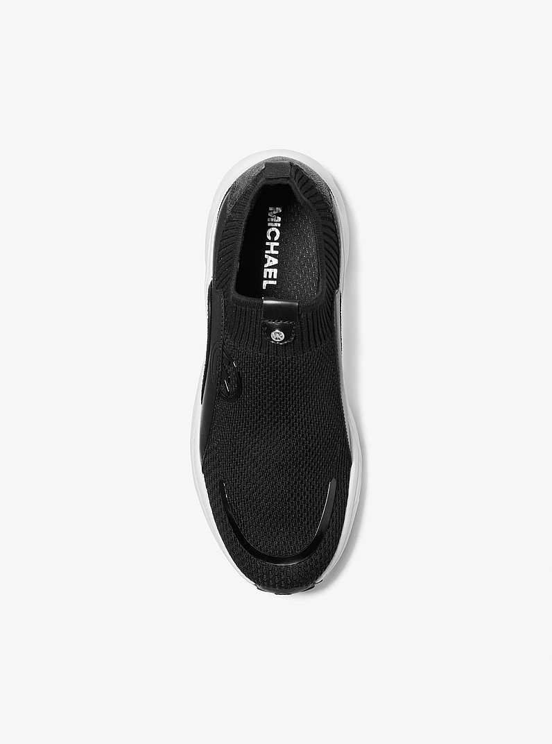 Sami Stretch Knit Trainer in BLACK | Michael Kors
