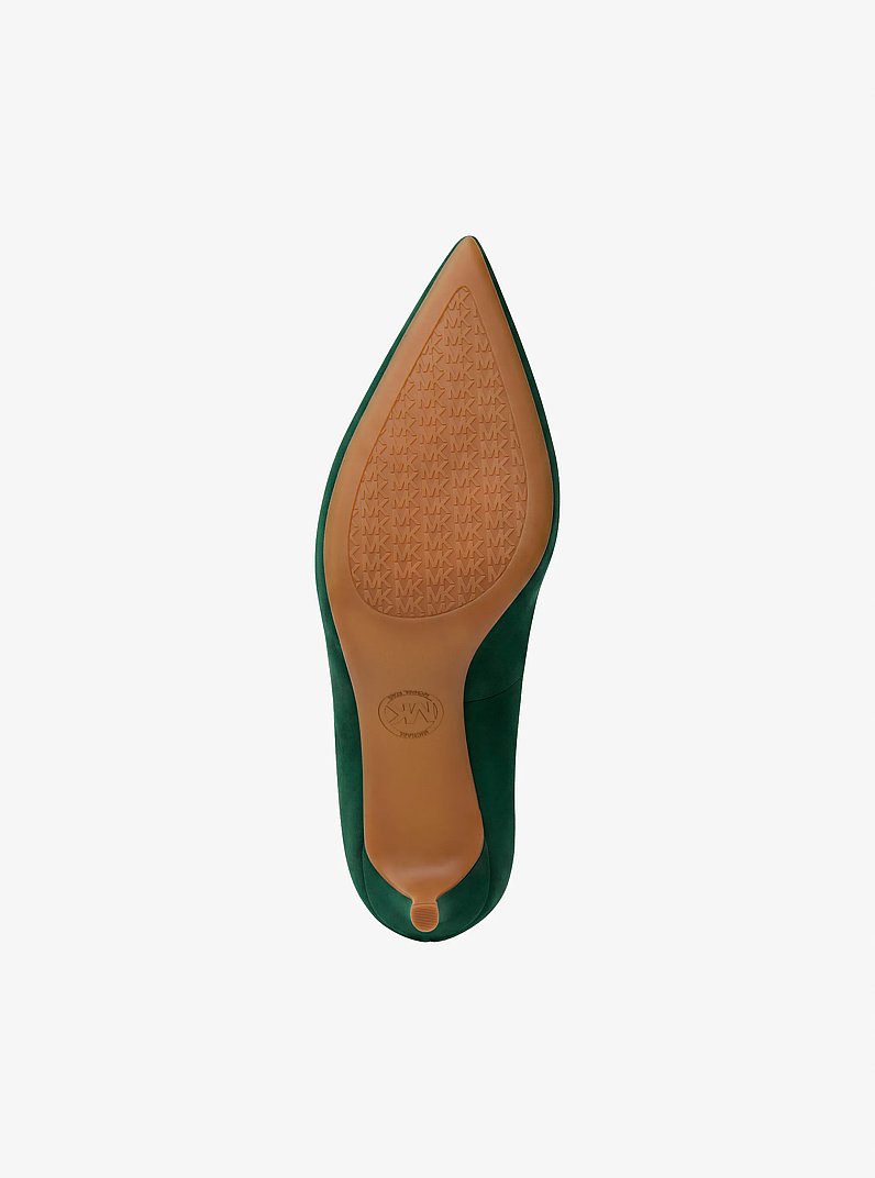 Alina Flex Suede Pump in MOSS | Michael Kors