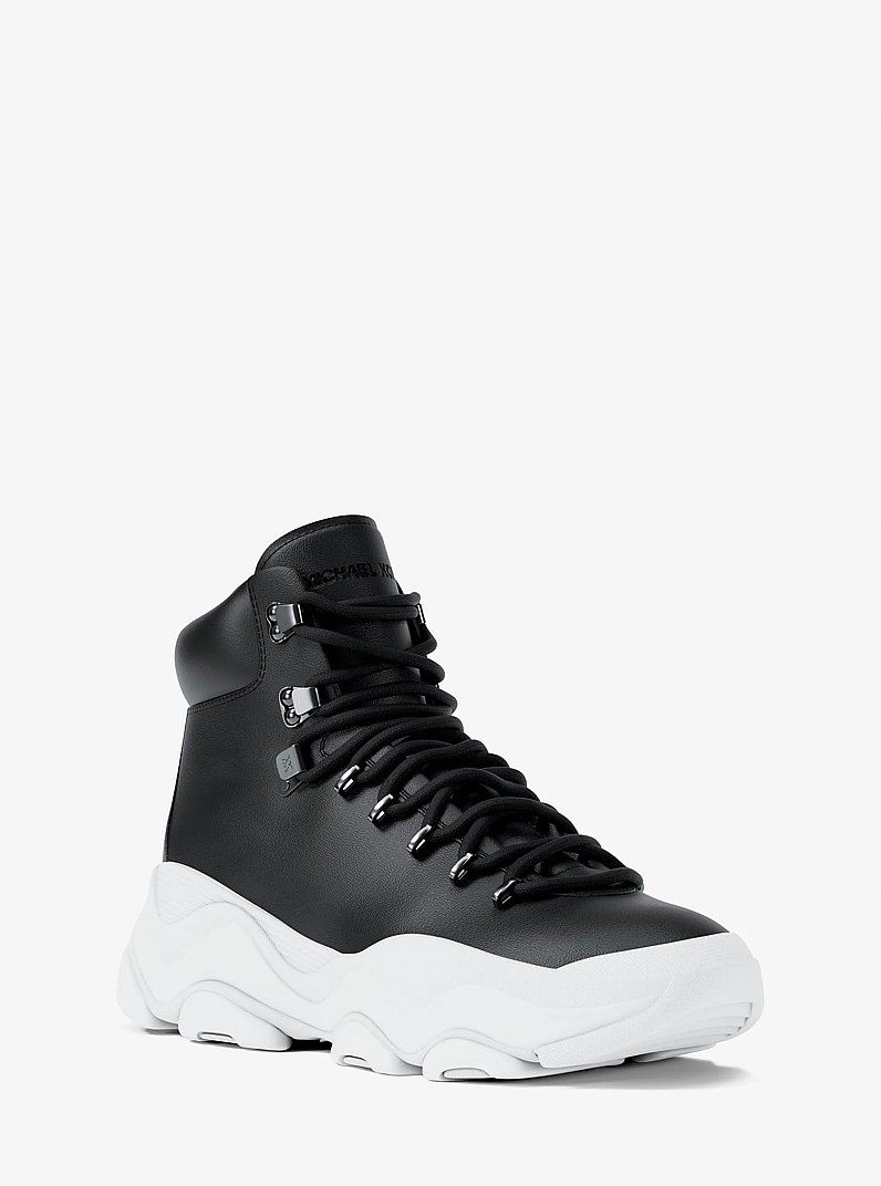 Atlas Leather Boot in BLACK | Michael Kors