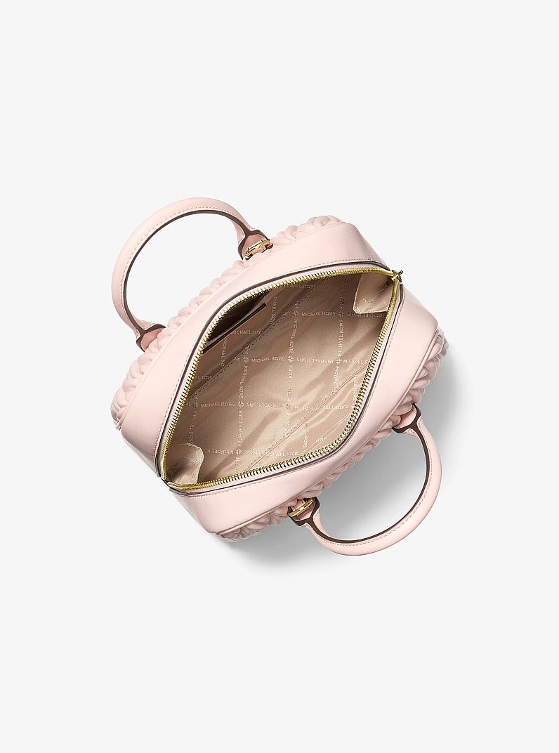 Ashton Small Matelass&eacute; Messenger Bag in POWDER BLUSH | Michael Kors