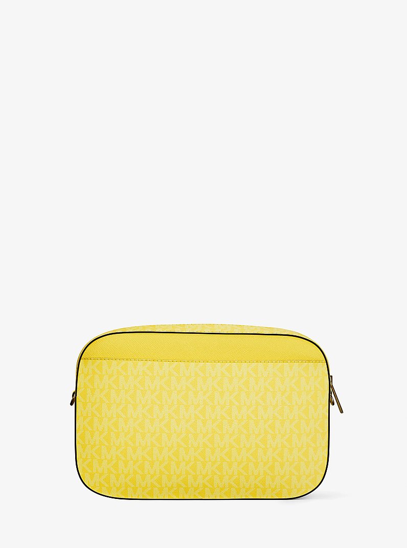 Jet Set Large Logo Crossbody Bag in DAISY YELLOW | Michael Kors