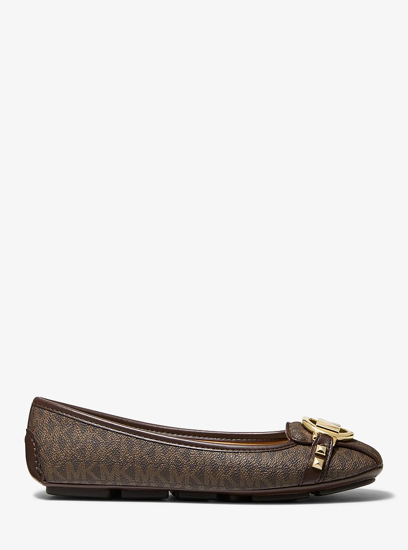 Fulton Studded Logo Moccasin in BROWN | Michael Kors