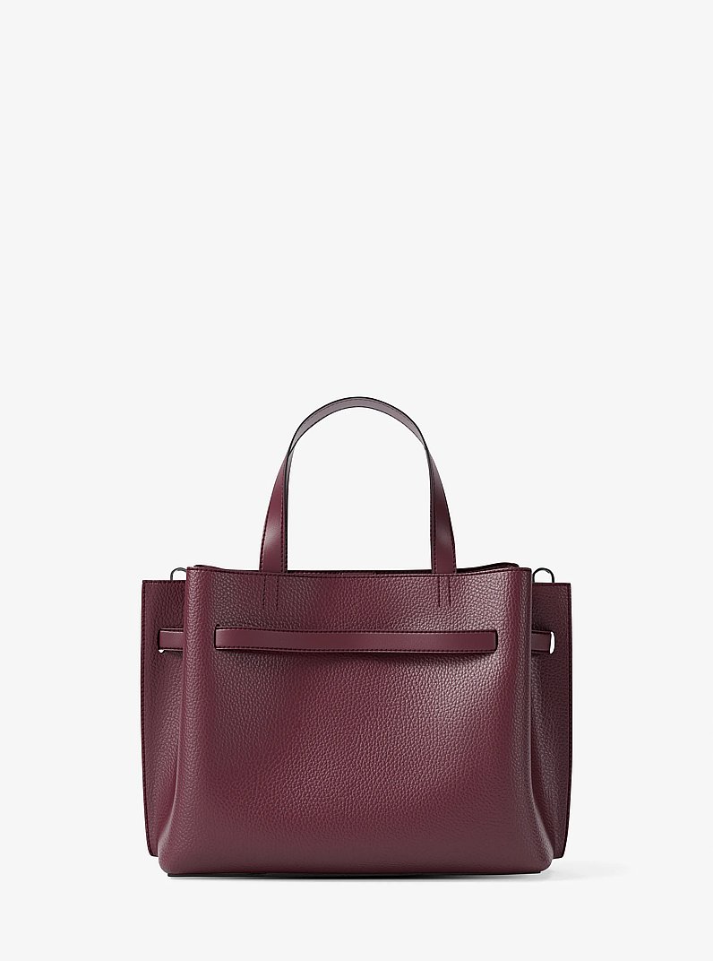 Emilia Small Pebbled Leather Satchel