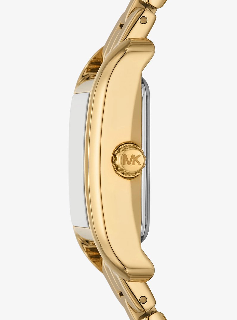 Ensemble-cadeau de montre miniature Monroe et de bijoux de ton or in OR | Michael Kors