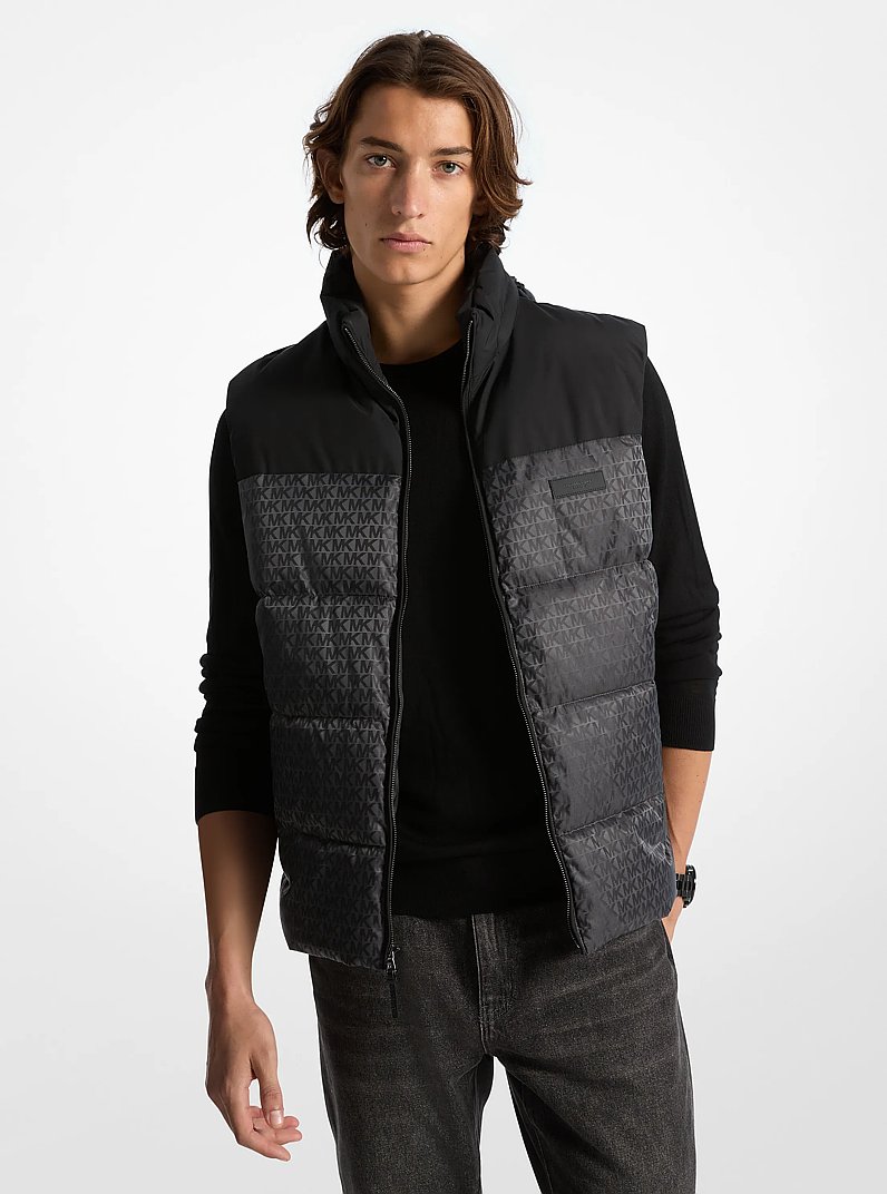 Chaleco acolchado Collindale con logotipo in NEGRO | Michael Kors