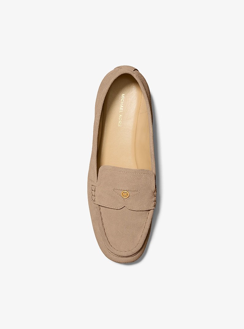 Jennings Suede Loafer in KHAKI | Michael Kors