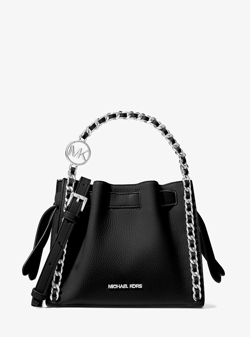 Mina Small Chain Crossbody Bag in BLACK | Michael Kors