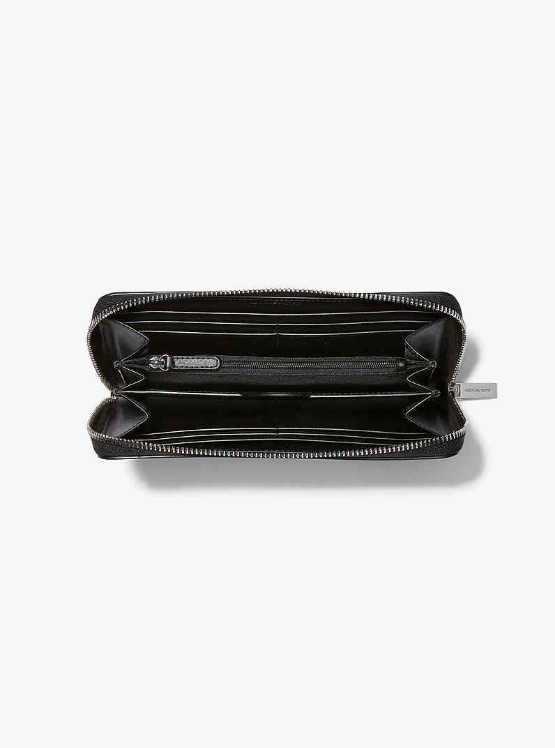 Billetera Cooper de cuero granulado para smartphone in NEGRO | Michael Kors
