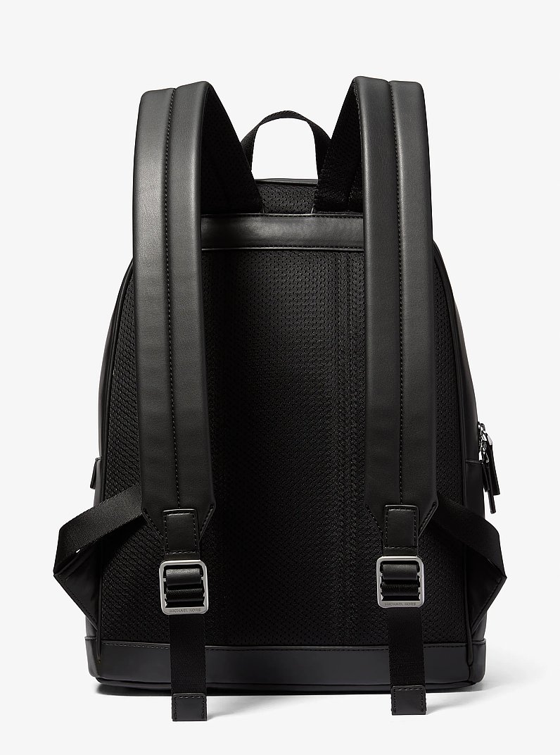 Cooper Logo Embossed Backpack in BLACK | Michael Kors