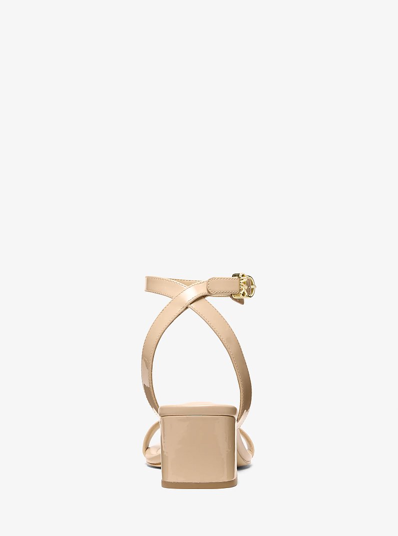 Merriam Patent Leather Sandal in LIGHT BLUSH | Michael Kors