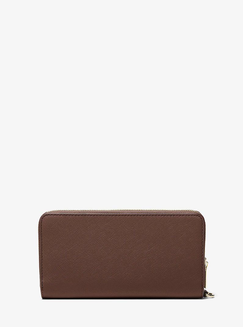 Jet Set Travel Large Saffiano Leather Wristlet