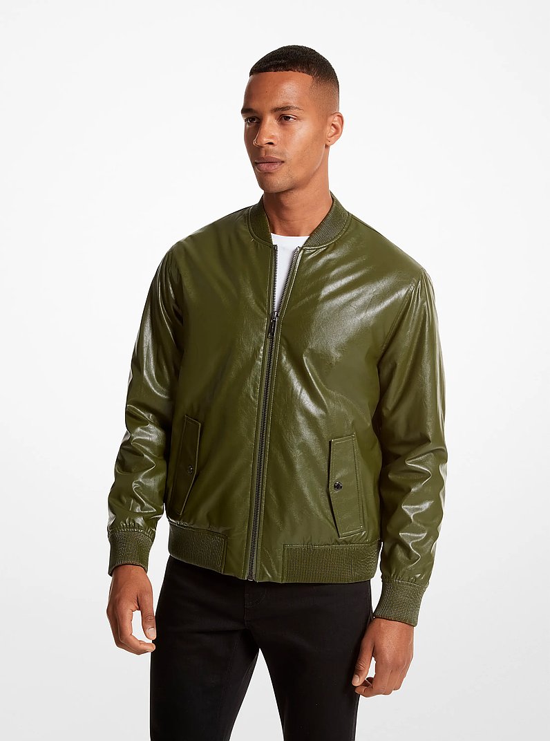 Bomber Jacket in JADE | Michael Kors