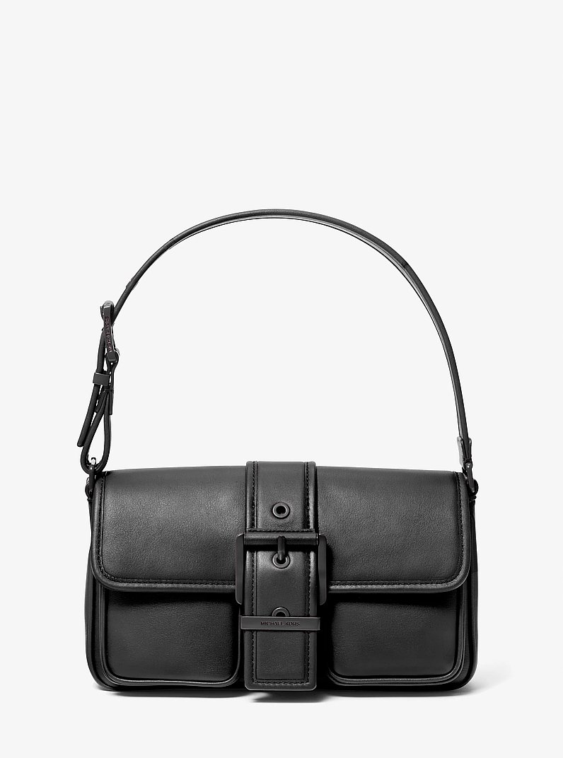 Sac &agrave; &eacute;paule Colby en cuir de taille moyenne in NOIR | Michael Kors