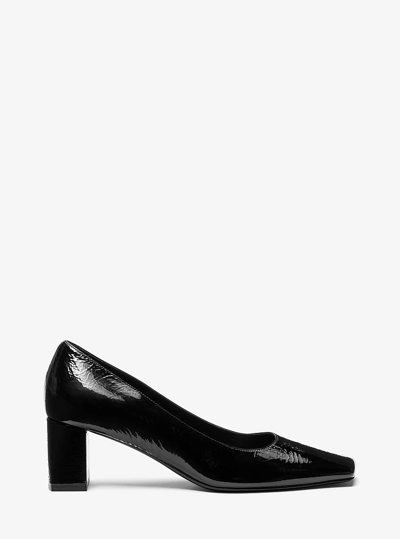Maria Leather Pump in BLACK | Michael Kors