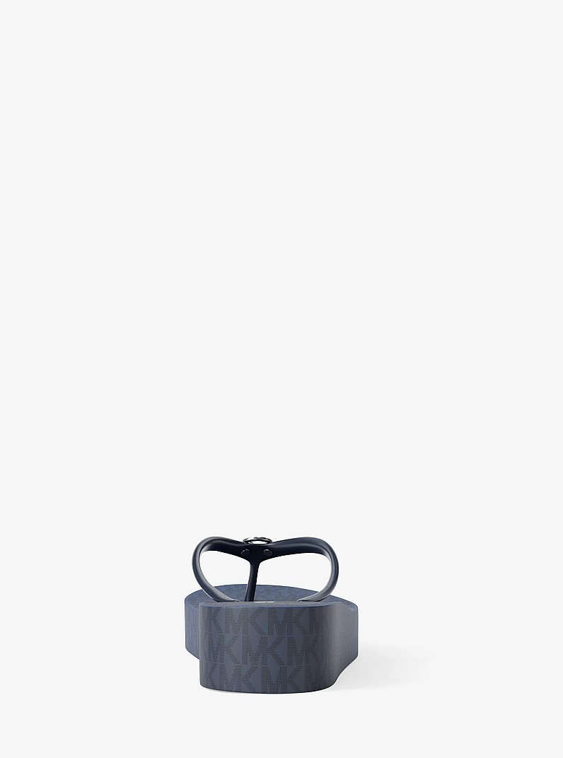 Bedford Ombr&eacute; Signature Logo Flip Flops in GALAXY BLUE | Michael Kors