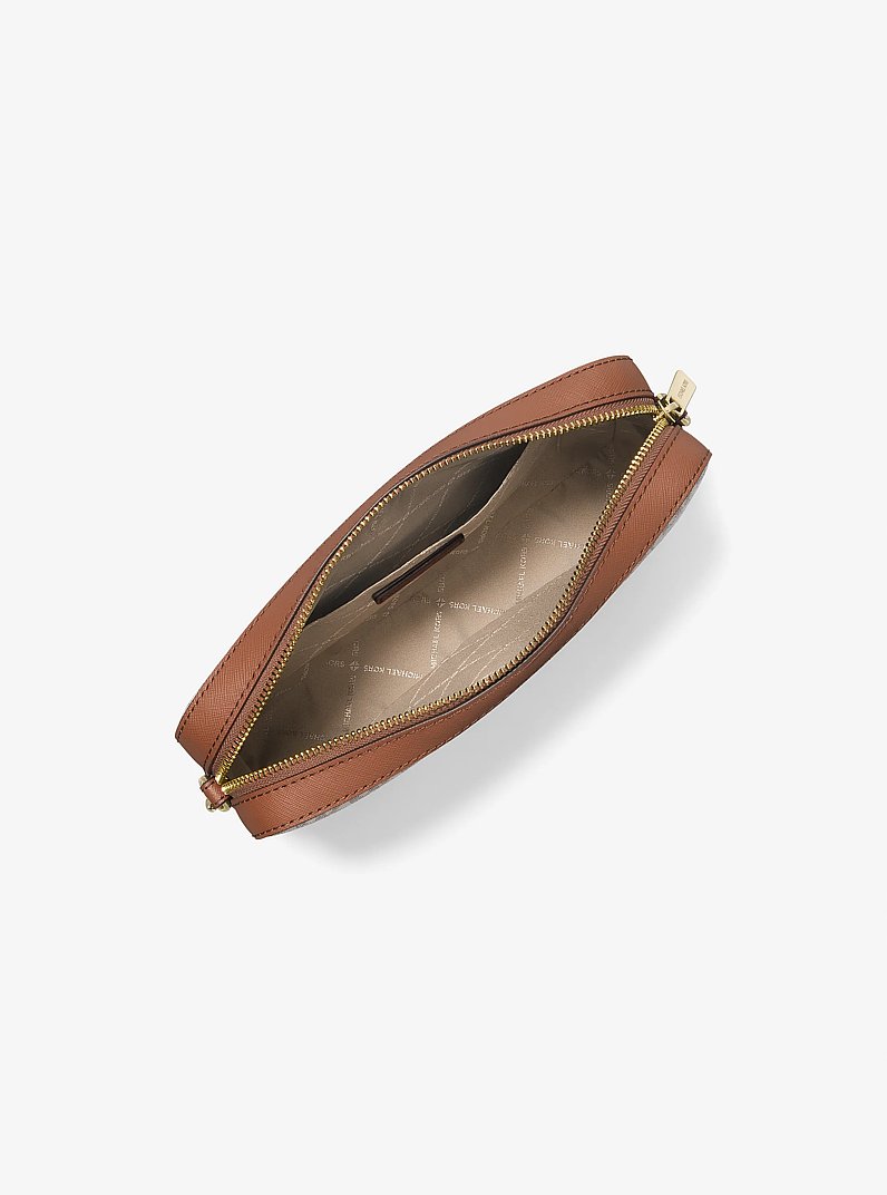 Bandolera Jet Set grande con estampado de logotipos in VAINILLA | Michael Kors