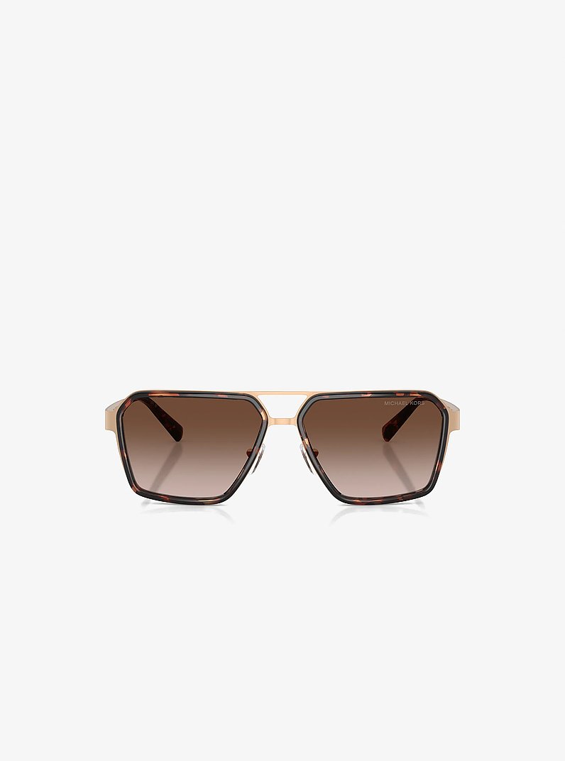 Oxford Sunglasses in BEIGE GOLD | Michael Kors