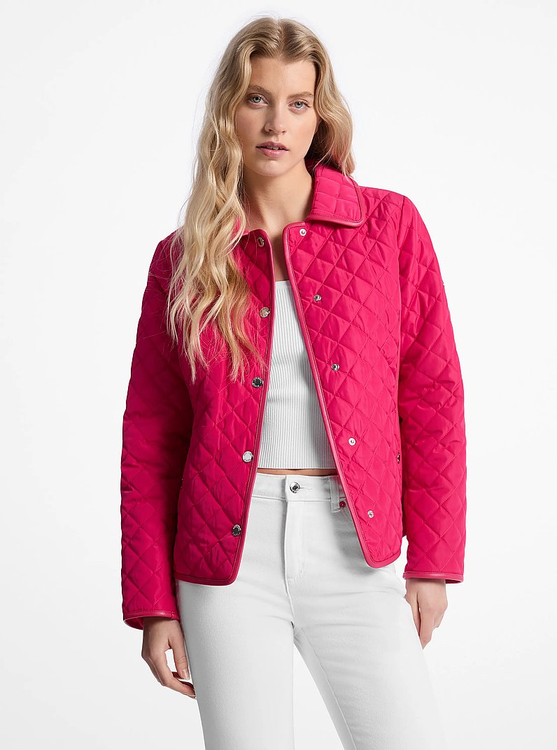 Quilted Jacket in DRAGON FRUIT | Michael Kors