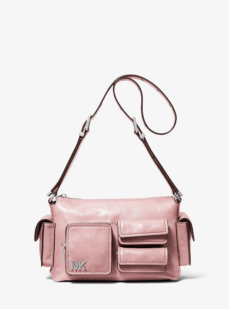 Dakota Medium Leather Shoulder Bag in SMOKEY ROSE | Michael Kors