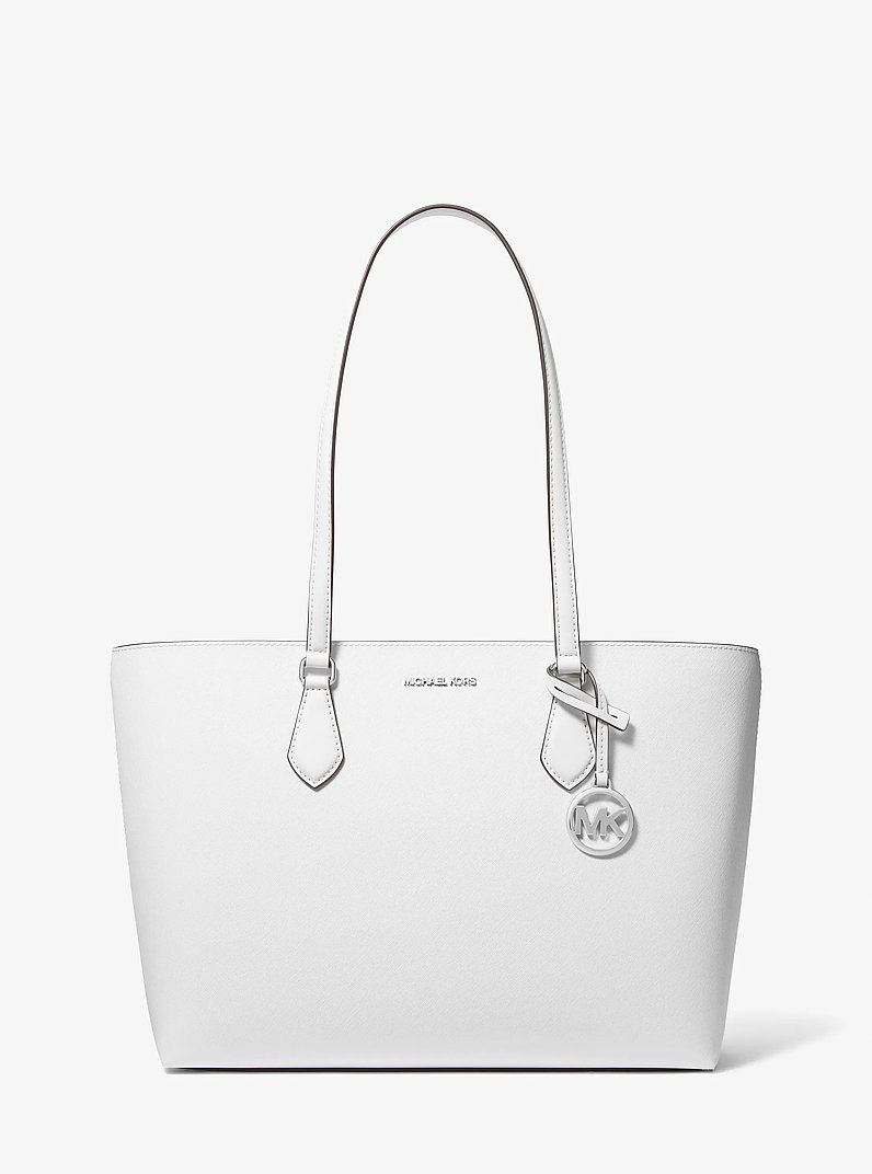 Sheila Large Tote Bag in OPTIC WHITE | Michael Kors